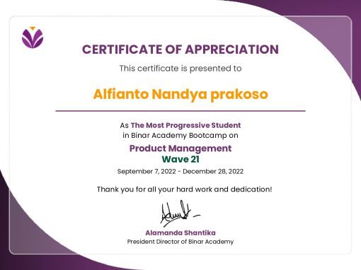 The other of Alfian Achievments